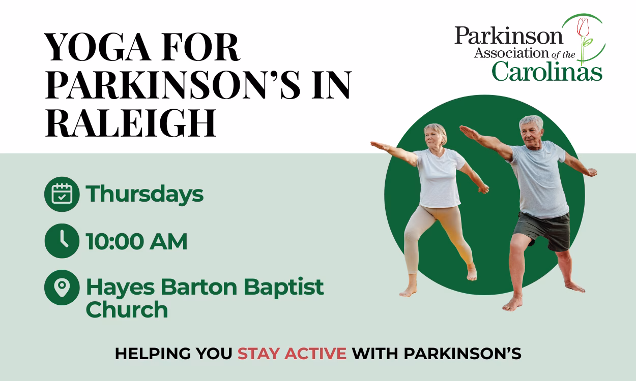 Yoga for Parkinson’s with Shannon (Raleigh, NC)